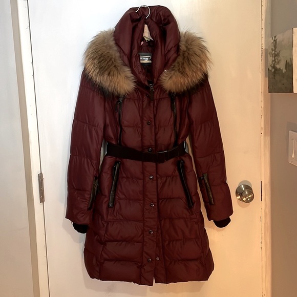 Sicily Italy belted parka excellent used condition dry cleaned - Picture 3 of 15